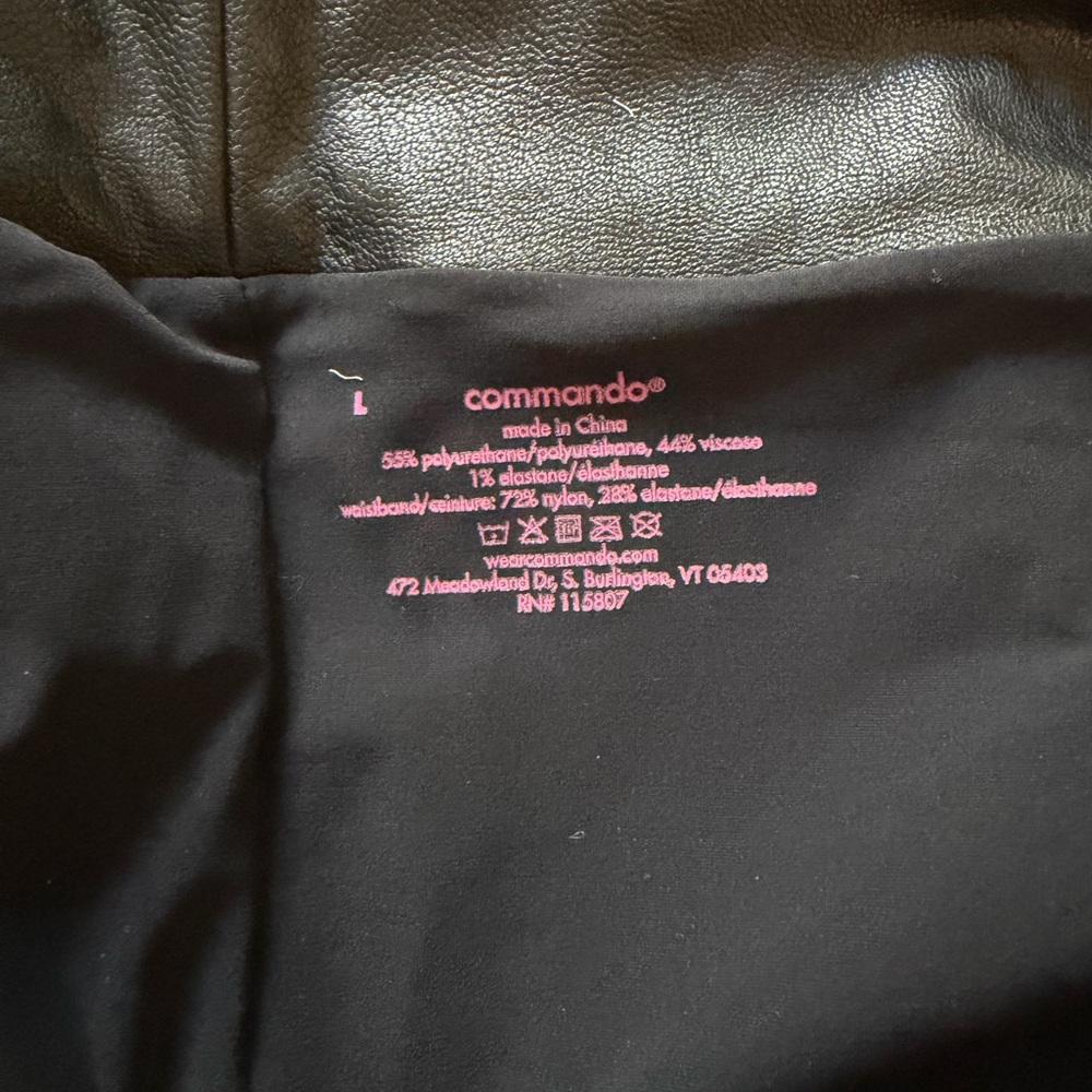 Commando Black Boot Split Cut Pants - image 4